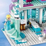 Lego Movie Disney "Frozen 2" Elsa Queen Magic Castle Cinderella's Romantic Castle Building Block Toy&amp;-&amp;&amp; OQ44