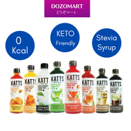 Katts ไซรัปหญ้าหวาน ไซรัปคีโต Stevia Syrup keto syrup 500ml. ไม่มีน้ำตาล ปลอดภัย ชงง่าย ไม่ขมปลายลิ้