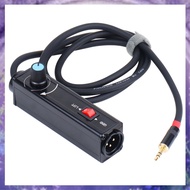 (Y W Z H)Stereo Ground Loop Isolator 3.5mm to XLR Audio Isolator Audio Noise Isolator Noise Suppress
