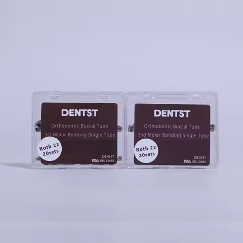 Dental Products Mesh Base 1/2 Molar Tube Orthodontic Buccal Tubes Roth 022 Orthodontics