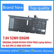 DXGH8 HK6N5 0H754V H754V P82G Laptop Battery For Dell XPS 13 9380 9370 Inspiron 5390 5391 7191 7490 P82G