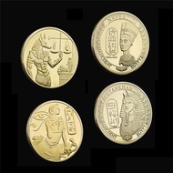2025 Gold Silver Coins Egypt Commemorative Coins Coins temuozon Pharaoh Coins Tourist Crafts 2025 Go