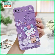 Luxury Case For iPhone 7Plus 8Plus Hot Ins Pattern Kuromi Milk Tea Advanced Kesing hp cassing jelly Accessories New Soft Casing