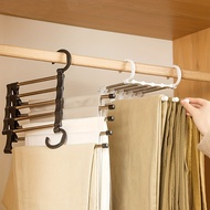 1pc 5 In 1 Wardrobe Hanger Multi-functional Clothes Hangers Pants Magic Wardrobe Clothing Hangers Fo