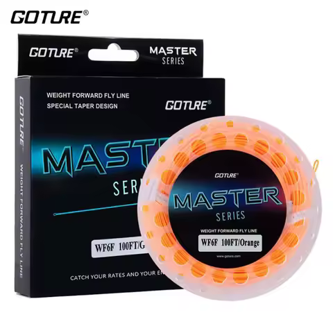 Goture MASTER Fly Fishing Line 100FT WF2F-WF10F Weight Forward Floating Professional Fly Main Line F