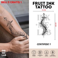 INKMELAB - Centrifugal 1 Fruit Ink Temporary Tattoo Cybersigil design, long-lasting Temporary Tattoo