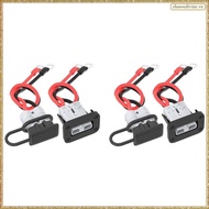 [K O G X] 2X 50A Battery Quick Disconnect Connector with 8AWG Wire and Mounting Bracket Extension Ca