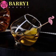 BARRY1 Cognac Glasses Cup, Rotating European Style Irregular Whiskey Wine Glass, Household Tumbler T