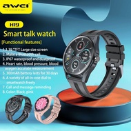 Awei H19 Smart Watch Men Women Smart Watch Heart Rate Monitoring Sports Waterproof Bluetooth Call Message Reminder