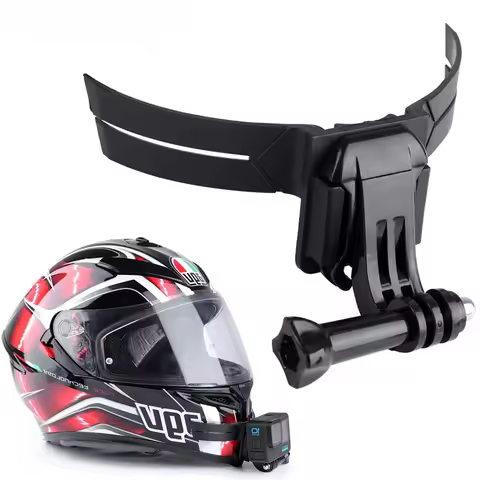 Motorcycle Full Face Helmet Chin Mount for GoPro Hero 7 8 9 10 11 12 13 Black DJI Osmo Yi Action Cam
