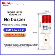 Bellmei Three-Color Warning Light LED Alarm Light Signal Tower Light Machine Tool Light BEM-X-50-3T-