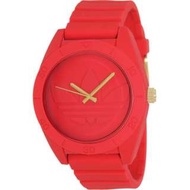【吉米.tw】全新正品 愛迪達 Adidas 紅色橡膠大錶面腕錶 休閒錶 時尚錶 男錶女錶 ADH2714 0706