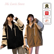 Jacket hoodie for men and women, Korean style, genuine 1977 embroidered logo MChoodie206