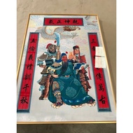lukisan Porcelain 5d diamond Dewa Kwan kong