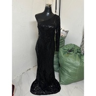BRANDNEW PADDED SEQUINS GOWN Wedding Dress Prom Dress Elegant Evening Gown
