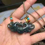 Sweater Chain with Rope Ancient Style Natural Hot-Selling Clavicle Chinese Style Phoenix Yu Fei Carv