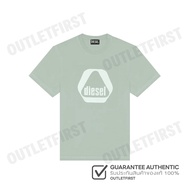 DIESEL รุ่น T-DIEGOR-G10 T-SHIRT CODE: A09674 0CATM 9BL เสื้อยืดคอกลม เสื้อผู้ชาย เสื้อสีขาว