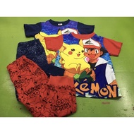 Kanak kanak set pyjamas baju tidur size (1-2y)(4-5y)(6-7y)