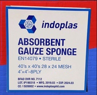 INDOPLAS ABSORBENT GAUZE SPONGE (sold per box)