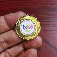 NEW LOGO POSYANDU PIN - NEW LOGO POSYANDU KADER PIN Brass Safety Pin