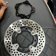 Lcm 135 disc mounted on Ex 150 10mm rear wheel