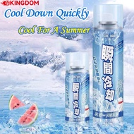 KINGDOM Cooling Spray Summer Home Car Dual-Use Dry Ice Cooling Spray Quickly Cool Down Dry Ice Spray