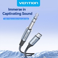 Vention USB-C to 6.35mm Adapter Aux Cable with DAC Audio Cable 1M High Quality Audio and pvc for Mix