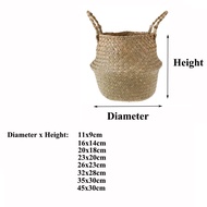 ℗DAPHNE MultiSize Nursery Laundry Bags Home Decor Storage Holder Flower Basket DIY Vegetable Basket