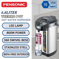 PENSONIC Dispenser 6.8L Thermo Pot Stainless Steel Electric Kettle Water Dispenser Hot Water Dispens