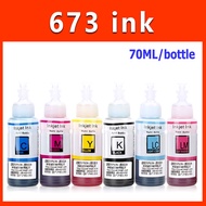 Compatible EPSON T673 ink  EPSON T673 Refill Ink 673 Refill Ink 6 Bottle(C,M,Y,K,LC,LM ) for L805,L8