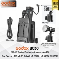 Godox AK-B01 AK-B02 BC60 Battery Adapter Kit สำหรับ ML30 M60 ML60II Bi ML100Bi ML100R / Godox Thail
