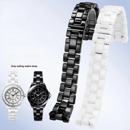 For J12 ceramics wristband high quality women's and men's watch strap Fashion bracelet black white 1