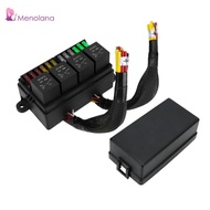 [Menolana] Generic Fuse and Relay Box Fuse Relay Block Convenient Installation Direct