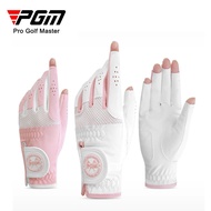 PGM Golf Women's Glove Sports Dew Fingers Gloves Microfiber Breathable Durable Non slip Color Matchi