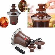 Chocolate Fountain Machine Fondue Maker Heated 3-Tier Home Household Party New