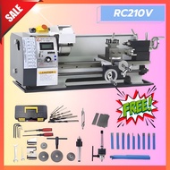 เครื่องกลึงขนาดเล็ก เครื่องกลึงมินิ เครื่องกลึงโลหะมีความแม่นยำสูง รุ่น CJ0618 RC210V RC210E