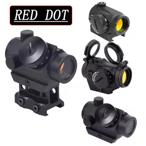 Tactical 1x40 Green Red Dot Sight Optics Reflex Sight Riflescope 1x20 1x25 Hunting Scopes Fit 20mm R