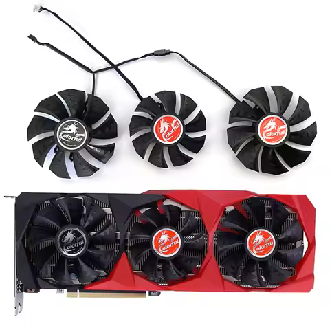 Colorful GeForce RTX 3060 3070 3080 Ti 3090 NB 12G-V Graphics Video Card Cooling Fan 87MM RTX3090 Co