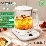 CACTU Health Pot, 28 Preset Modes 1.8L Electric Kettle,  2H Keep Warm 800W BPA-Free Healthy Tea Make