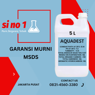 Aquadest / Air destilasi / Air Suling isi 5 liter Murni