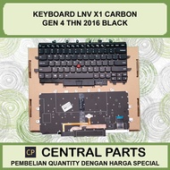 LNV X1 Carbon Gen 4 Laptop Keyboard 2016 Black