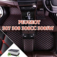 Customized Car Floor Mats, Peugeot 307 Carpets, 308, 308CC, 308SW, Available