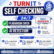 [24/7 Self-Checking] 𝑻𝒖𝒓𝒏𝒊𝒕𝒊𝒏 Plagiarism+AI Writing Detection Checker[No Repository] SELF REDEEM
