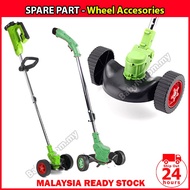 Wheel accessories for cordless grass cutter lawn mower spare part trimmer mesin rumput bateri roda