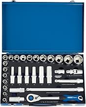 Draper 43647 Hexagonal Socket Spanner Set 1/2 Inch 31-Piece in Metal Case