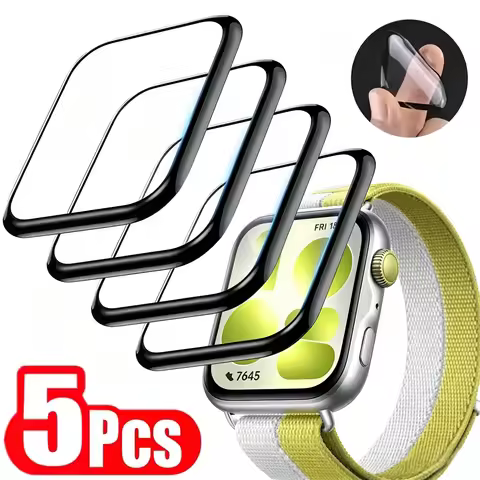 For Huawei Watch Fit 5 4 3 Screen Protector Full Cover Curved Flexible PMMA Film For Huawei Watch Fi