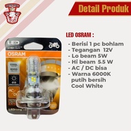 OSRAM Bohlam lampu LED Motor Scoopy Fi Vixion Byson Ninja KlX Kaki 3