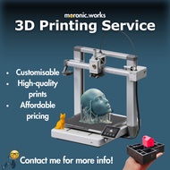 3D Printing Service (FDM) - RM0.25/gram