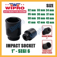 MATA Wipro Socket Wrench Eye Impact Sok Sock Socket Star 1 inch 1" 6PT Segi 6 32 33 34 35 36 37 38 3