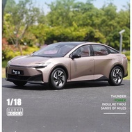 1: 18. Original FAW Toyota bZ3 e-TNGA 2023 TOYOTA alloy simulation car model